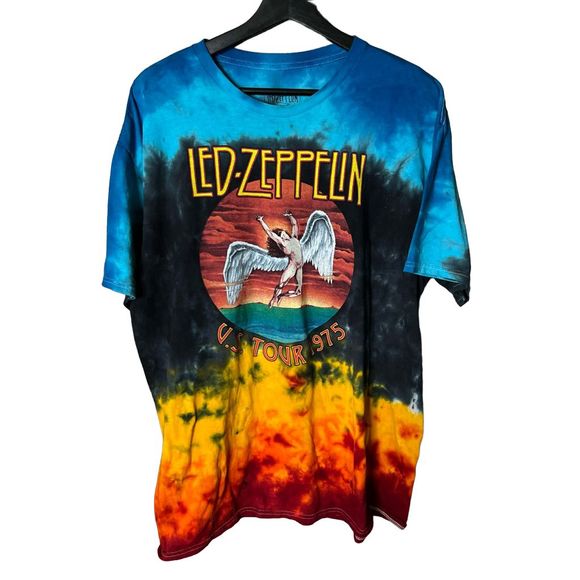 Led Zeppelin 1975 Tour T Shirt XL - Picture 1 of 2
